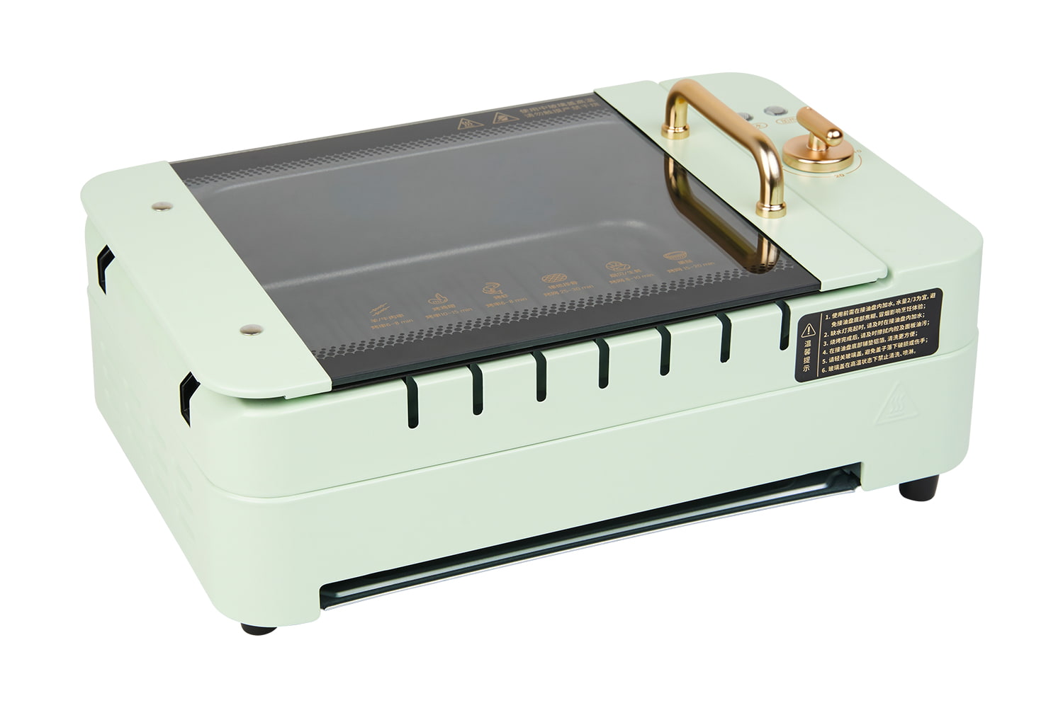 YYK-10JZ02 Kebab-Grillmaschine, Haushalt, multifunktional, Innenbereich, Elektroofen, rauchfrei